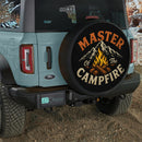 Master Of The Campfire Car Spare Tire Cover With Camera Hole