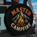 Master Of The Campfire Car Spare Tire Cover With Camera Hole