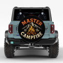 Master Of The Campfire Car Spare Tire Cover With Camera Hole
