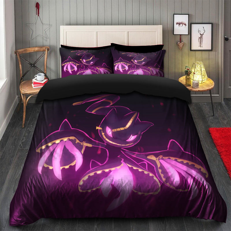 Mega Banette Pokemon Ghost Bedding Set Duvet Cover And 2 Pillowcases Nearkii