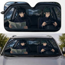 Megumi Fushiguro X Maki Zenin Jujutsu Kaisen Car Auto Sunshades