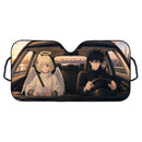 Megumi Fushiguro x Hana Kurusu Jujutsu Kaisen Car Auto Sunshades