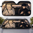 Megumi Fushiguro x Hana Kurusu Jujutsu Kaisen Car Auto Sunshades
