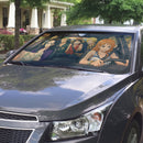 Members of the Straw Hat Pirates from One Piece Car Auto Sunshades