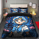 Mercury Sailor Moon Japan Ink Style  Bedding Set