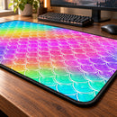 Mermaid Scales Pattern Desk Mat
