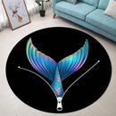 Mermaid Zipper Round Rug