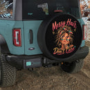 Messy Hair Don't Care Car Spare Tire Cover
