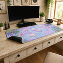 Mew Floating Watercolor Desk Mat