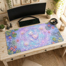 Mew Floating Watercolor Desk Mat