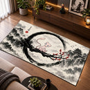 Mew Pokemon Japan Ink Style Rectangular Area Rug