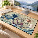 Mew Two Pokemon The Great Wave Japan Desk Mat