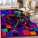 Mewtwo Colorfull Rectangular Area Rug
