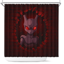 Mewtwo Pokemon Break Wall Shower Curtain
