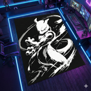 Mewtwo Pokemon Rectangular Area Rug