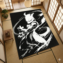 Mewtwo Pokemon Rectangular Area Rug