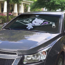 Mewtwo Pokemon Peeking Zip Custom Car Windshield Sunshades
