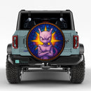 Mewtwo 1 Pokemon Stained Glass Jeep Car Spare Tire Cover