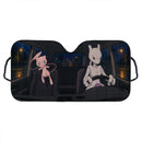 Mewtwo x Mew Pokemon Car Auto Sunshades