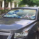 Mewtwo Vs Mew Pokemon The Great Wave Japan Custom Car Windshield Sunshades