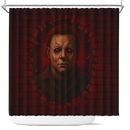 Michael Myers Halloween Horror Movie Break Wall Shower Curtain