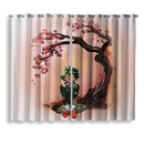 Midoriya Izuku My Hero Academia Anime Cherry Blossom Window Curtain