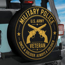 Military Police US Army Veteran Car Spare Tire Cover