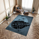 Millennium Falcon Space Ship Rectangular Area Rug