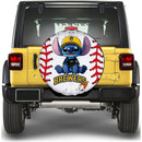 Milwaukee Brewers Car Spare Tire Cover With Camera Hole