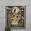 Mimikyu Pokemon Japan Style Woven Throw Blanket