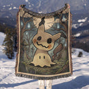 Mimikyu Pokemon Japan Style Woven Throw Blanket