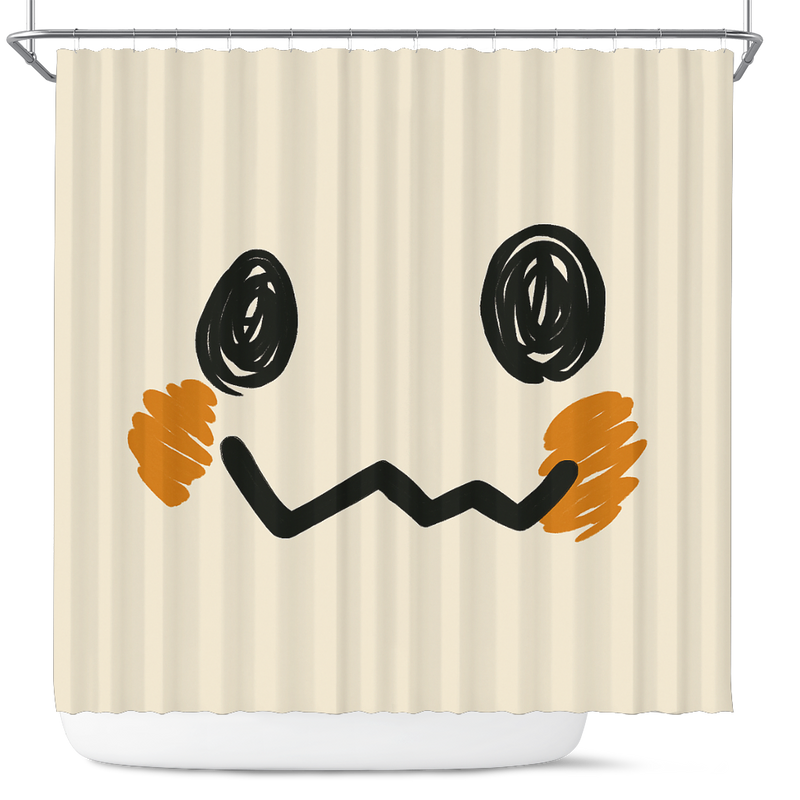 Mimikyu Face Shower Curtain