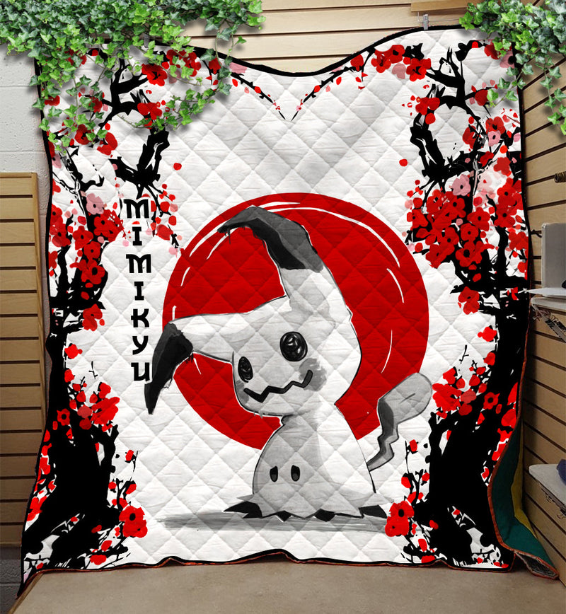 Mimikyu Pokemon Japan Style Quilt Blanket