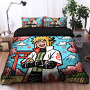 Minato Hokage Japan Ink Style  Bedding Set
