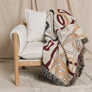 Minimalist Design Art Woven Throw Blanket