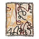Minimalist Design Art Woven Throw Blanket
