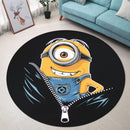 Minion Zipper Round Rug