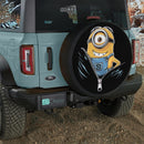 Minion Unzipped Jeep Car Spare Tire Cover