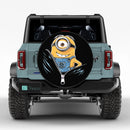 Minion Unzipped Jeep Car Spare Tire Cover