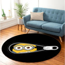 Minion Zipper Round Rug