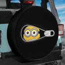 Minion Hide Unzipped Jeep Car Spare Tire Cover