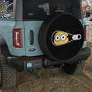 Minion Hide Unzipped Jeep Car Spare Tire Cover