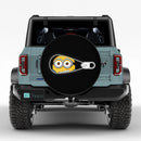 Minion Hide Unzipped Jeep Car Spare Tire Cover