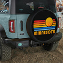 Sunset Retro Minnesota Car Spare Tire Cover