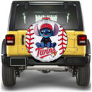 Minnesota Twins Car Spare Tire Cover With Camera Hole