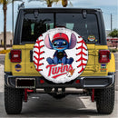 Minnesota Twins Car Spare Tire Cover With Camera Hole