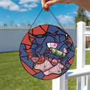 Misdreavus Nezuko Pokemon Stained Glass Suncatcher