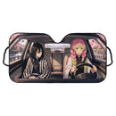 Mitsuri Kanroji x Obanai Iguro Demon Slayer Car Auto Sunshades