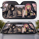Mitsuri Kanroji x Obanai Iguro Demon Slayer Car Auto Sunshades