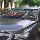 Monkey D. Luffy And Boa Hancock Anime One Piece Custom Car Windshield Sunshades